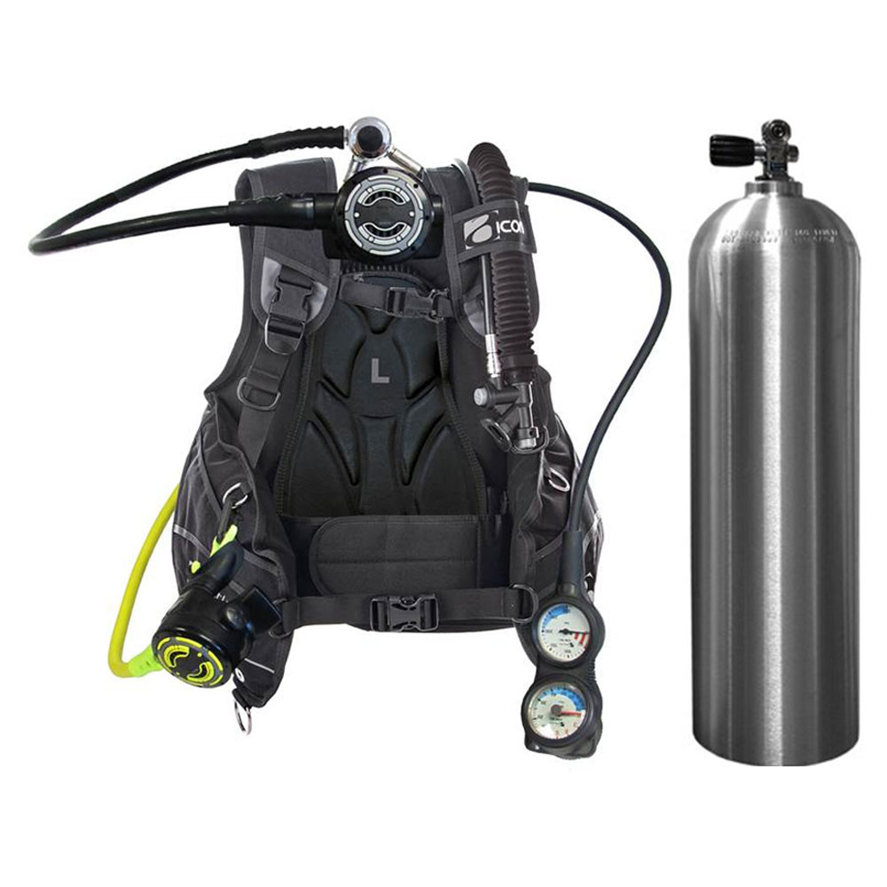 Buy Atlantis Icon BCD Dive Package with Cylinder online at MarineDeals