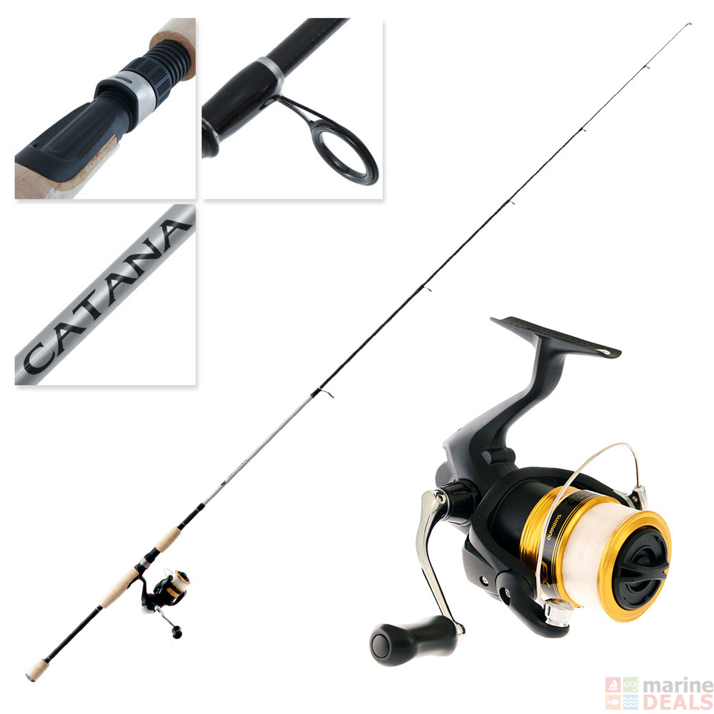 Buy Shimano FX 2500 FC Catana Telescopic Spin Combo 6ft 9in 2-4kg 2pc ...