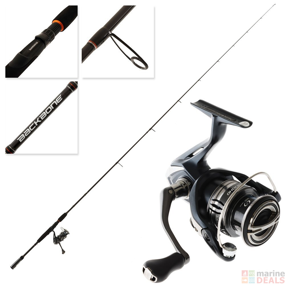 Buy Shimano Miravel 2500 HG Backbone Canal Spin Combo 8ft 2-5kg 2pc ...