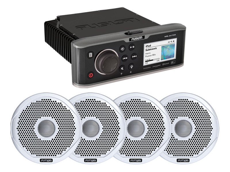 Buy Fusion Marine MSAV755 Entertainment Package with 2 Pairs Speakers