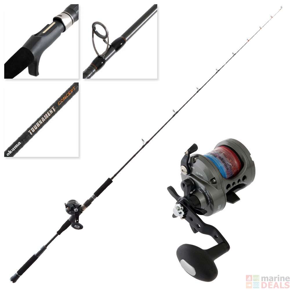 Buy Okuma Cortez CZ-5CS Star Drag Tournament Concept Boat Combo with ...