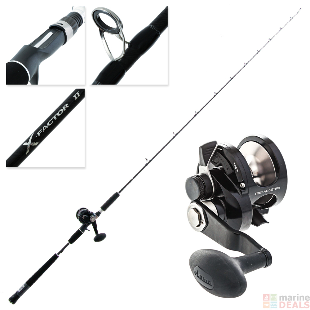 Buy Okuma Metaloid 5NS X-Factor II Slow Jigging Combo 6ft 3in 150g 1pc ...