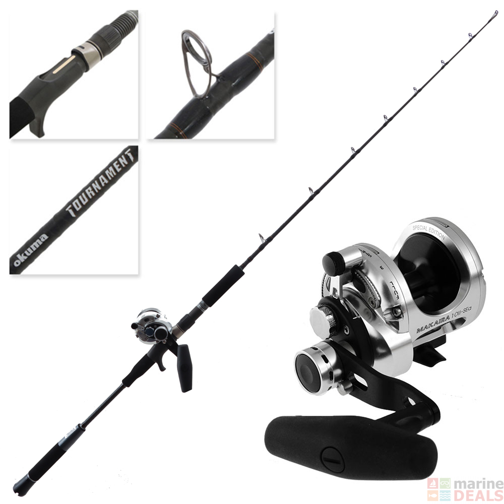 Buy Okuma Makaira 10 SEa Silver Tournament Concept Jig Combo 5ft 3in ...