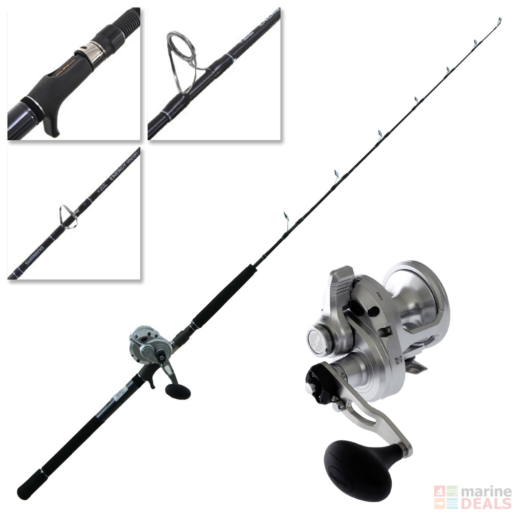 Buy Shimano SpeedMaster LD 12 Energy Concept 2-Speed Jigging Combo 5ft ...