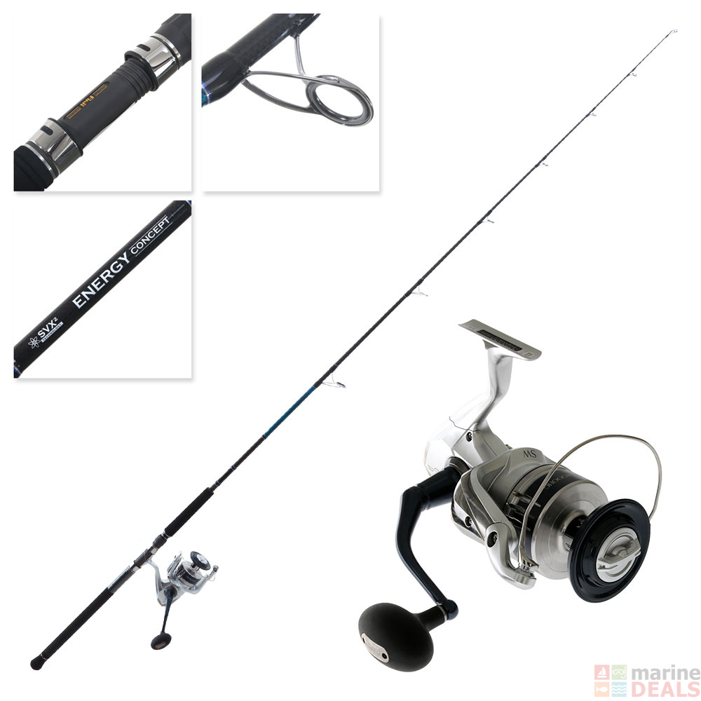 Buy Shimano Saragosa 18000SW AHG Energy Concept Topwater Spin Combo 8ft ...