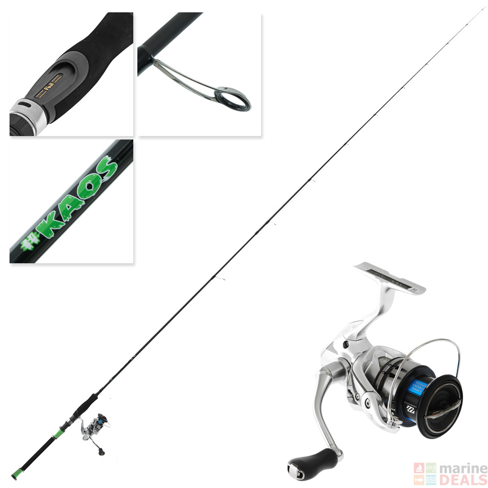 Buy Shimano Stradic FL 2500 HG #KAOS Canal Combo 8ft 6in 4-12g 2pc Lime ...