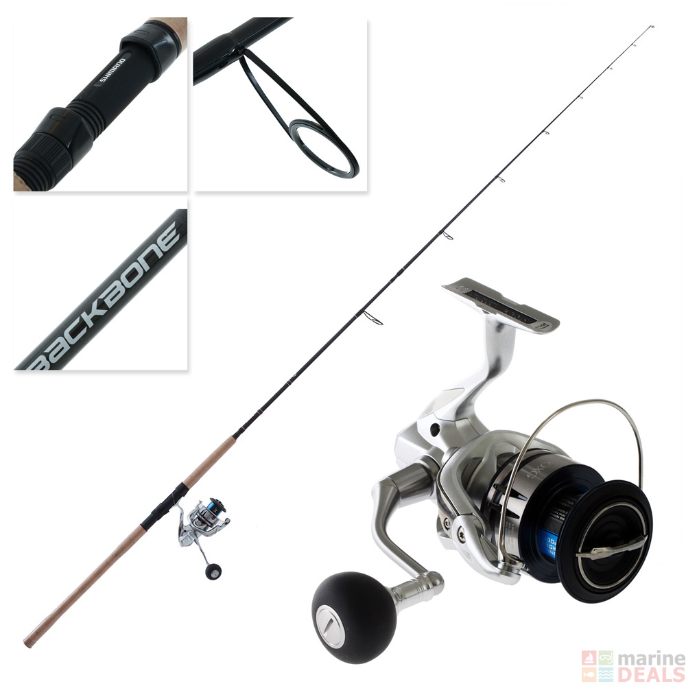 Shimano Stradic FL C5000 XG Backbone Spin Rock Combo 8ft 6-8kg 2pc ...