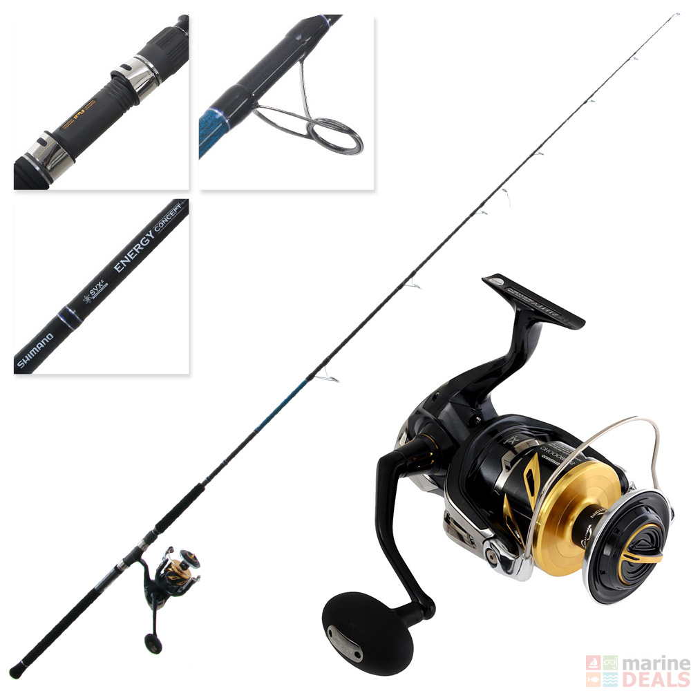 Buy Shimano Stella 18000 SW HGC Energy Concept Topwater Combo 8ft 3in ...