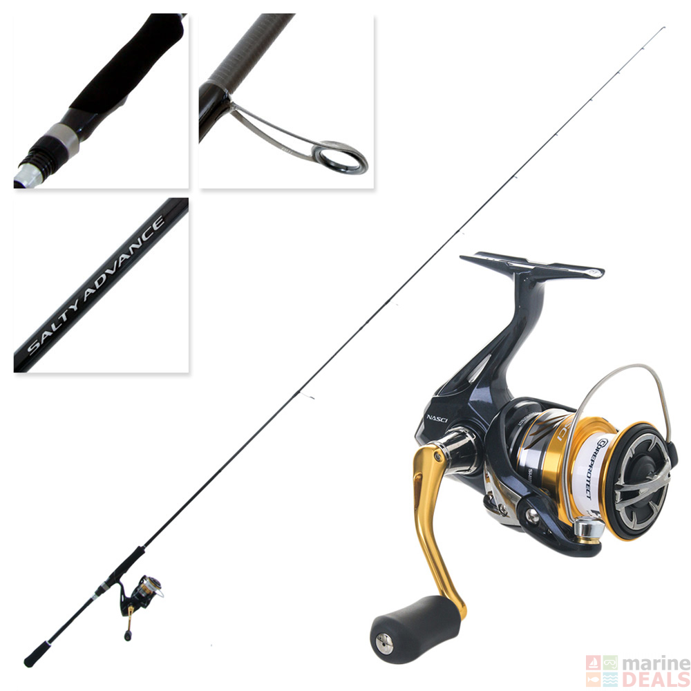 Shimano Nasci 1000FB Spinning Reel 5.0:1 Retrieve Speed
