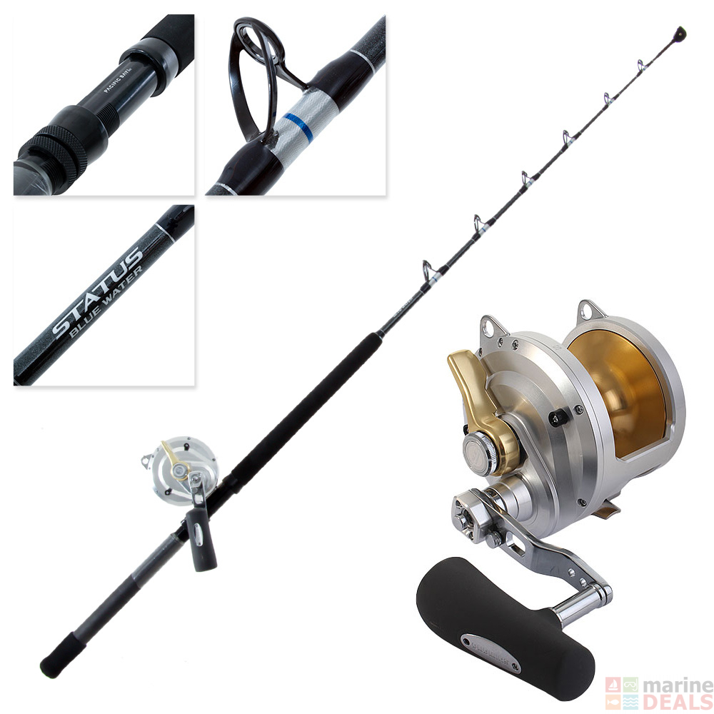 Buy Shimano Talica 50 II Status Blue Water Roller Tip 2-Speed Game ...