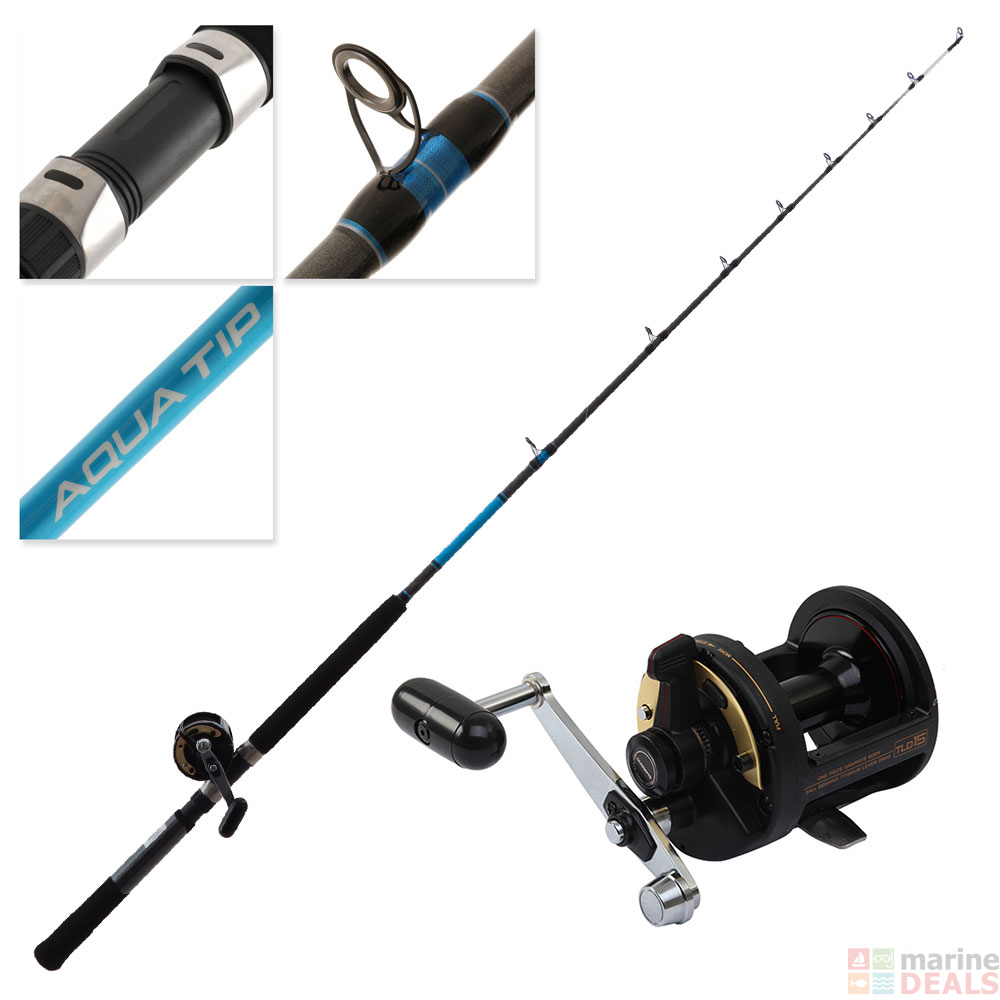 Buy Shimano Triton TLD 15 Aquatip Overhead Boat Combo 6ft 15kg 1pc ...