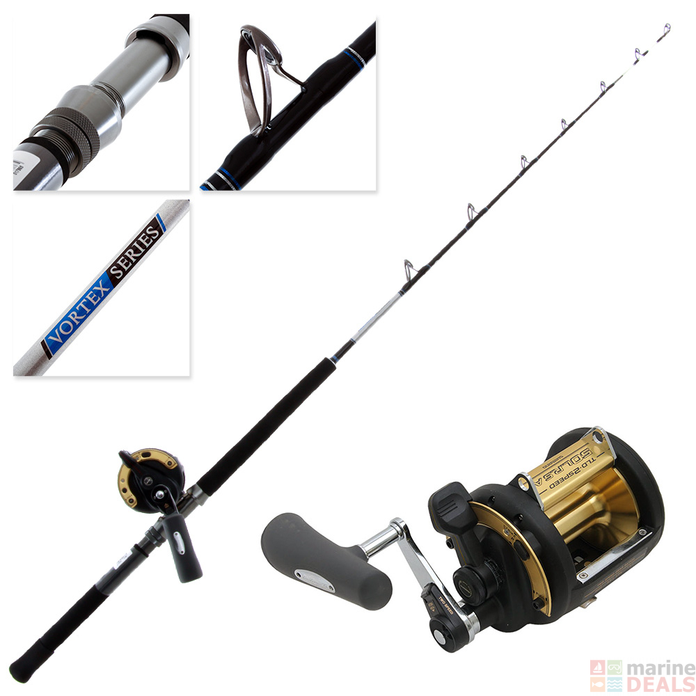 Buy Shimano Triton TLD-50 Vortex 2-Speed Lever Drag Game Combo 5ft 6in ...