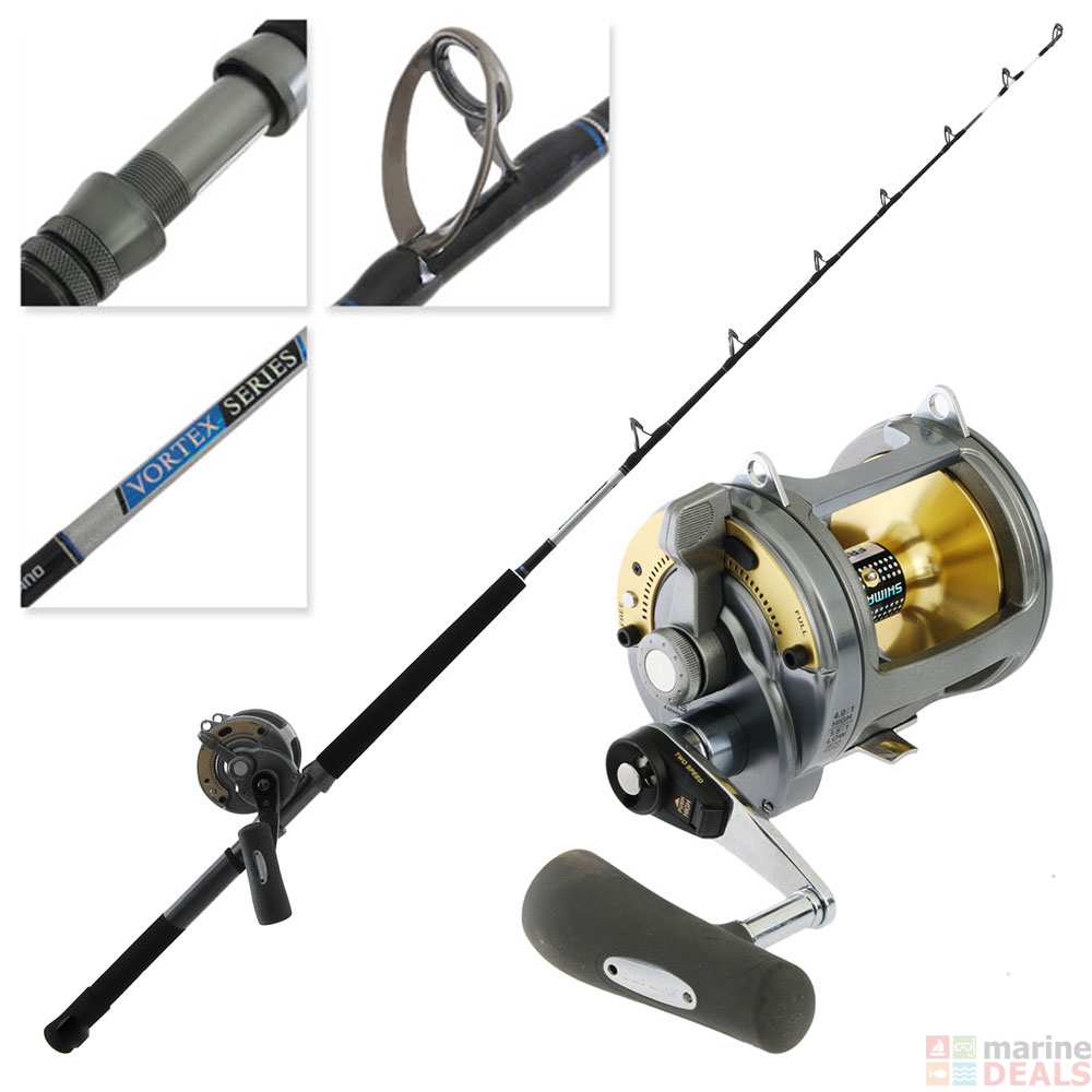 Buy Shimano Tyrnos 50 LRS Vortex 2-Speed Boat Combo 5ft 7in 15-24kg 1pc ...