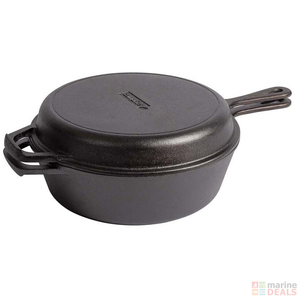 Buy Campfire Cast Iron Combo Cooker 3.2 Quart online at MarineDeals.co.nz