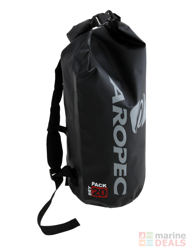 Buy Aropec Shoal Dry Bag Black 20L online at Marine-Deals.co.nz