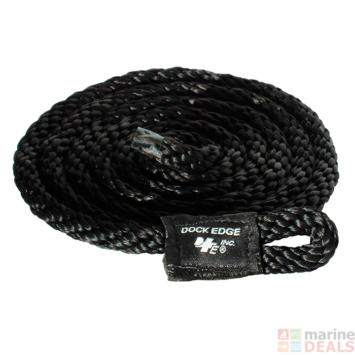 Buy Dock Edge Fender Lines Black 10mm x 2.4m 2 Pack online at Marine
