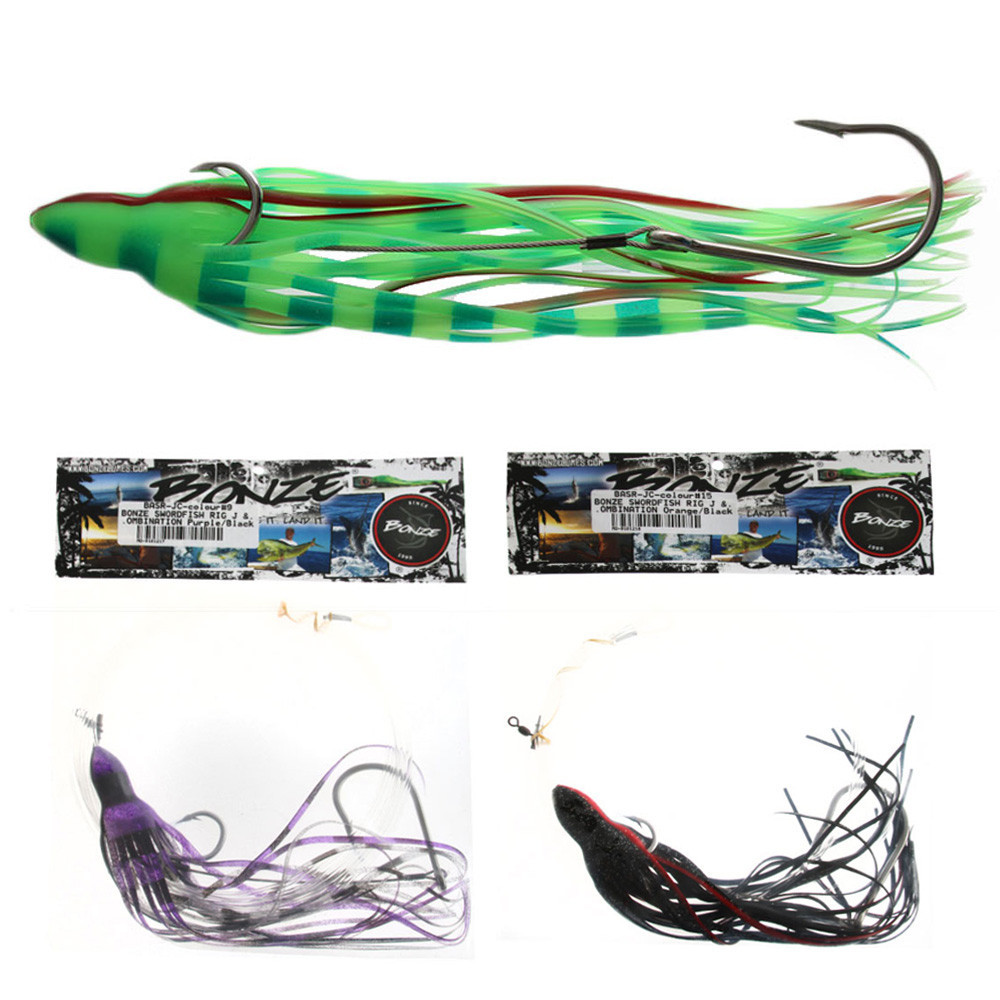 Buy Bonze Swordfish Rig J Hook and Circle Hook Combo online at Marine