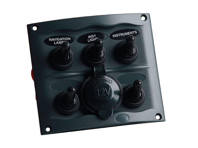 Buy BEP Marine 9005WPS 5Way Switch Panel with Waterproof Socket