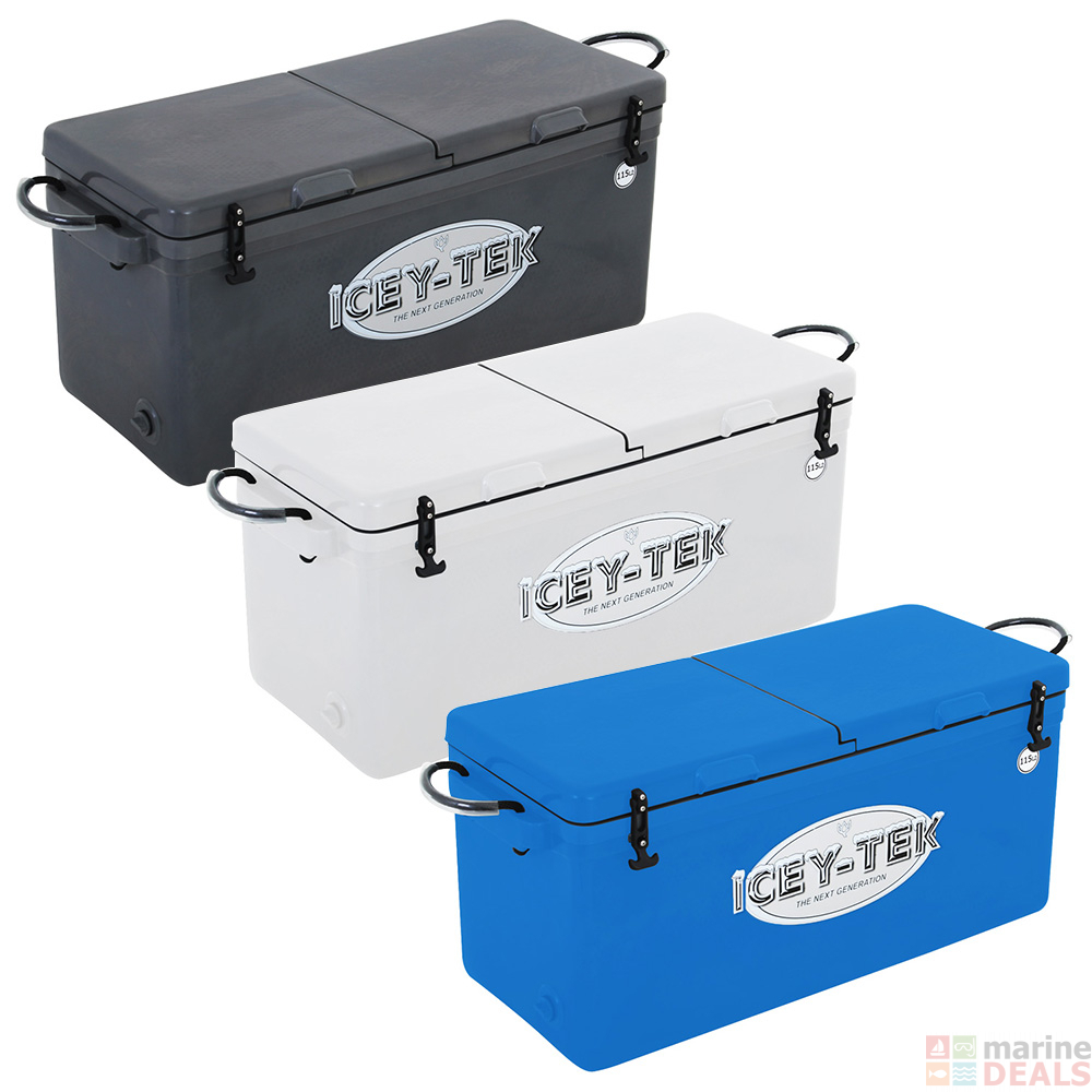 Buy IceyTek Long Chilly Bin Cooler with Split Lid online at Marine