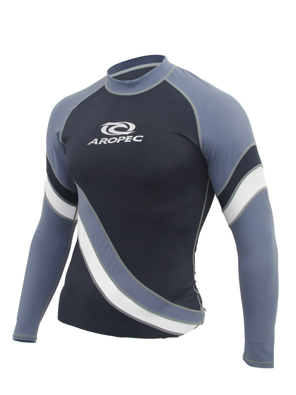 Buy Aropec Lycra Mens Long Sleeve Rash Top XS online at MarineDeals.co.nz