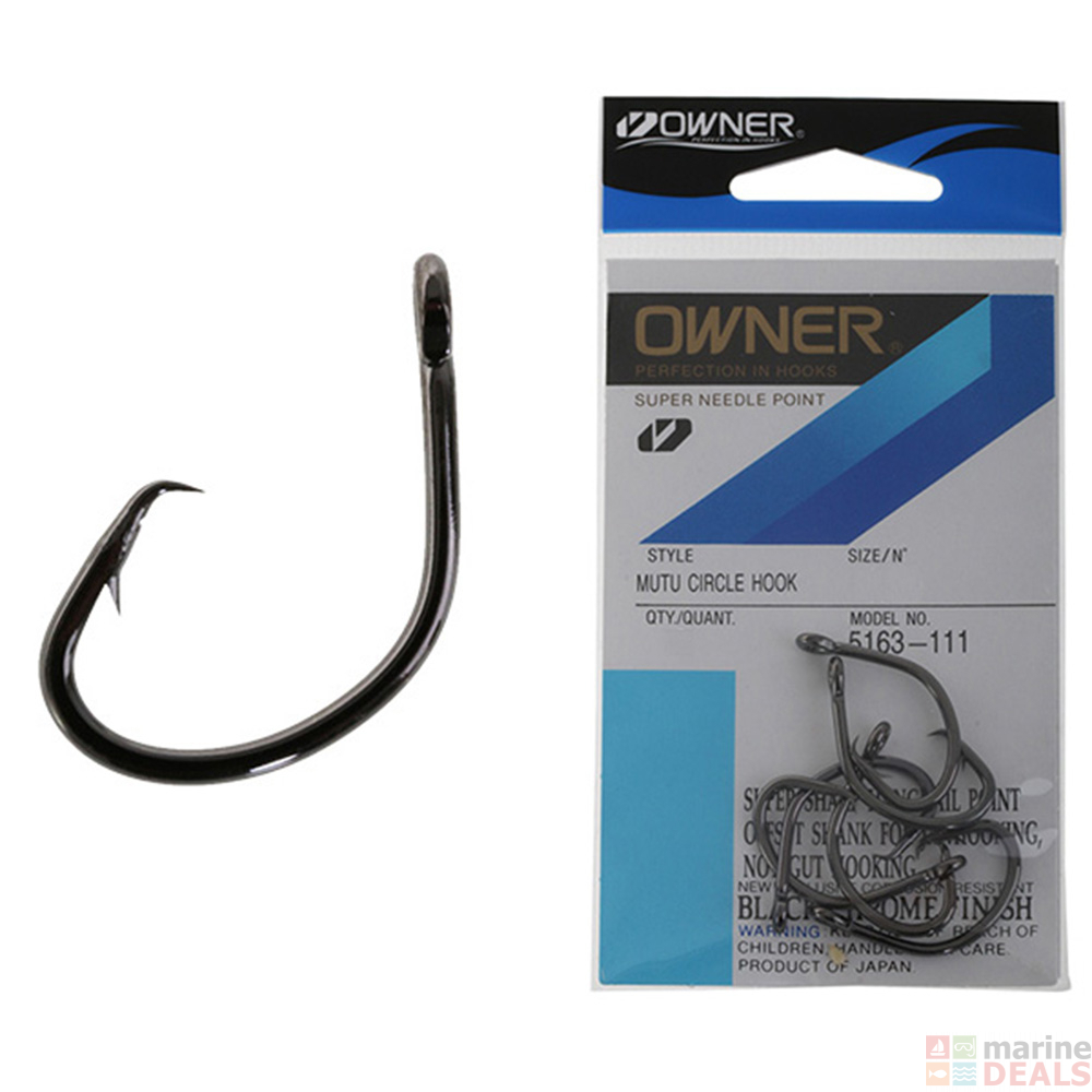 Buy Owner Mutu Circle Hooks online at Marine-Deals.co.nz