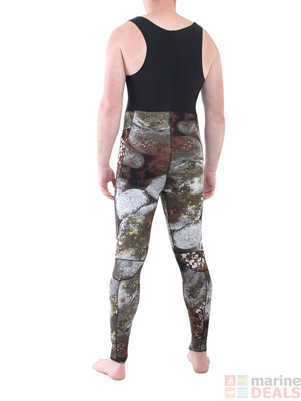 Buy Omer Camu 3d Mens Spearfishing Wetsuit Farmer John 5mm Size 7