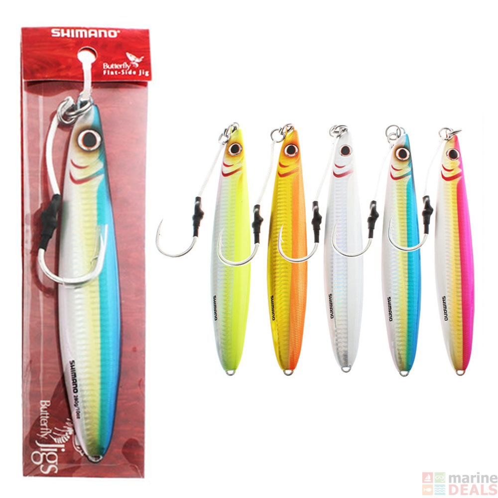 Buy Shimano Butterfly Flat-Side Mechanical Jig online at Marine-Deals.co.nz