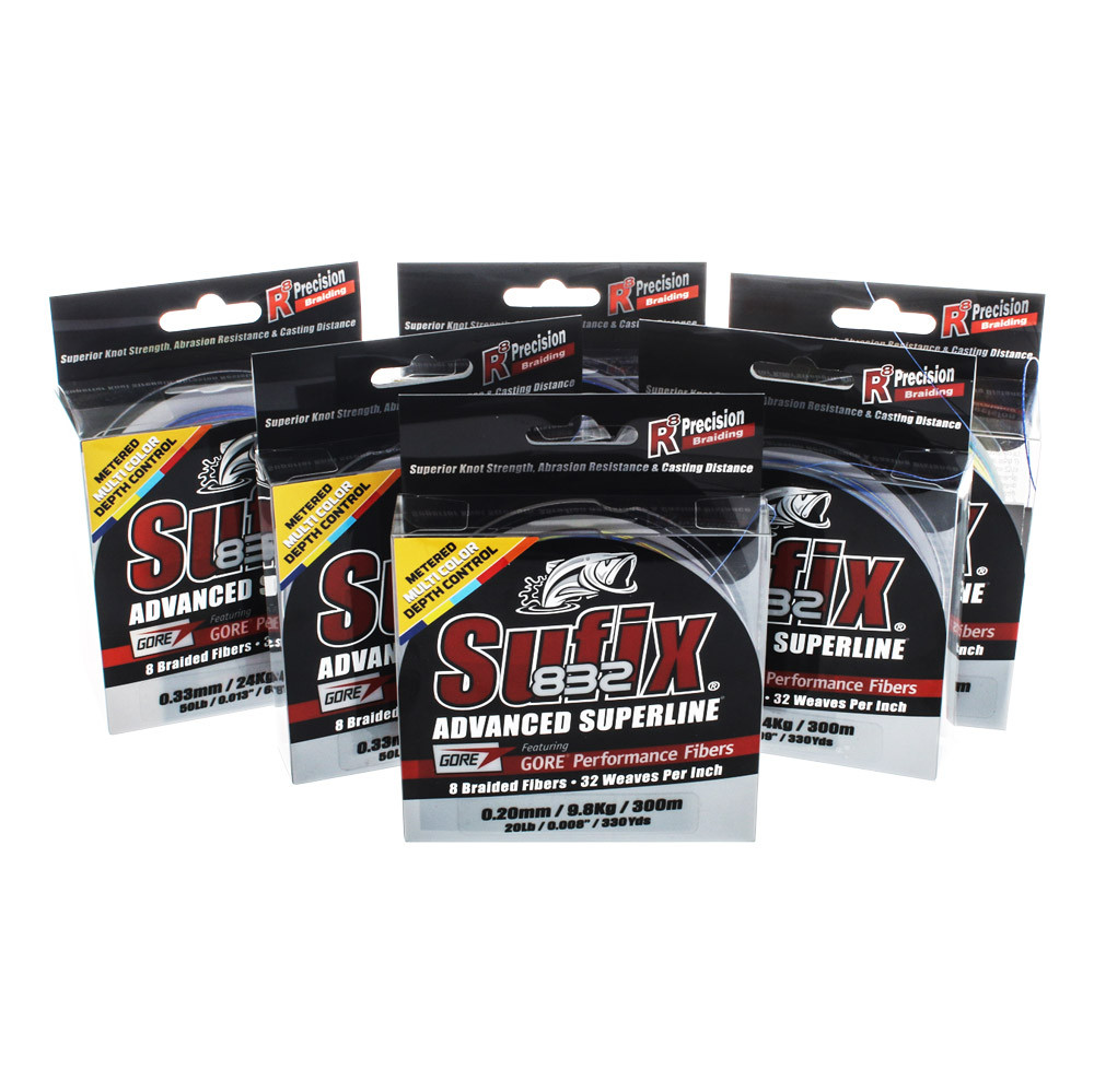 Buy Sufix 832 Advanced Superline Braid MultiColour 3500yd 20lb online