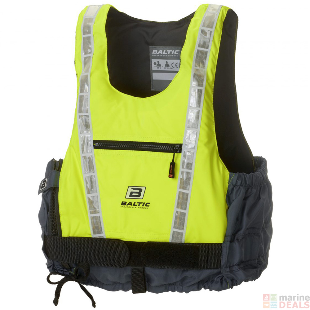 Buy Baltic HiVis Pro Kayak Life Jacket Yellow/Grey online at Marine