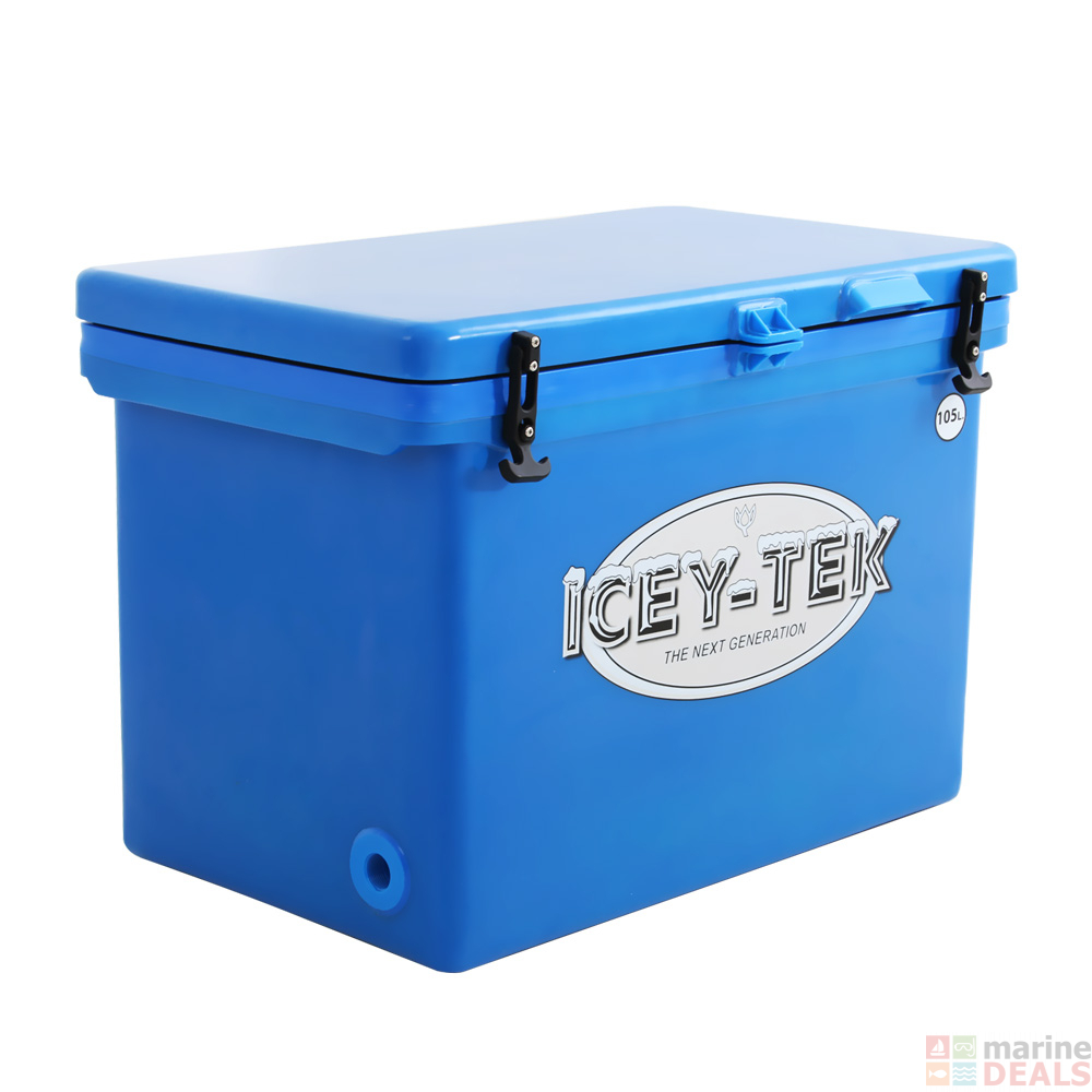 Buy IceyTek Cube Chilly Bin Cooler Blue online at MarineDeals.co.nz