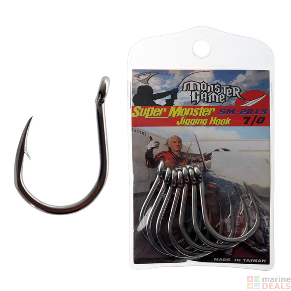 Buy Jigging Master Super Monster Game Hooks 7/0 Qty 6 online at Marine