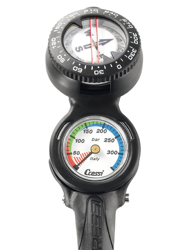 Buy Cressi Console CP2 Mini Pressure Gauge with Compass Bar online at