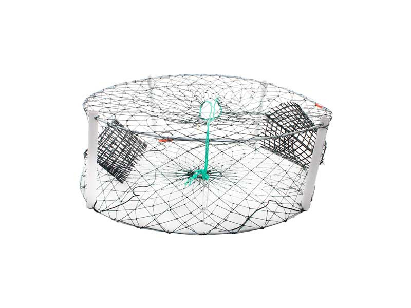 Buy Light Round Crab Pot 72 x 72 x 27cm online at MarineDeals.co.nz