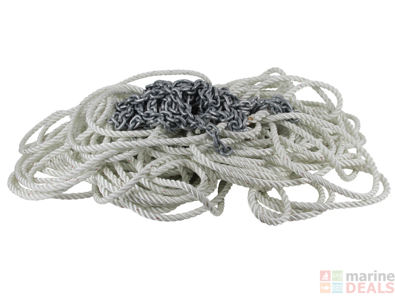 Buy Rope and Chain Anchor Pack for Windlass 50m Rope and 10m Chain Pack