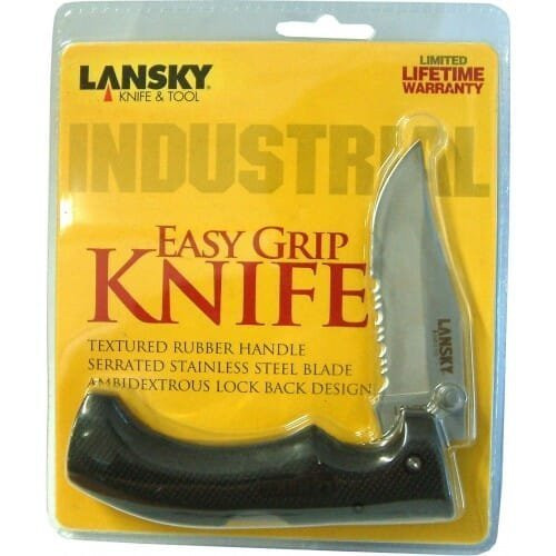 Lansky EasyGrip Pocket Knife 100mm Fishing