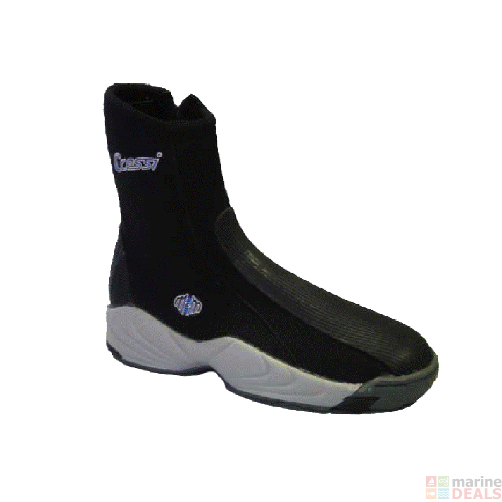 Buy Cressi Lontra Hardsole Dive Boots 5mm online at MarineDeals.co.nz