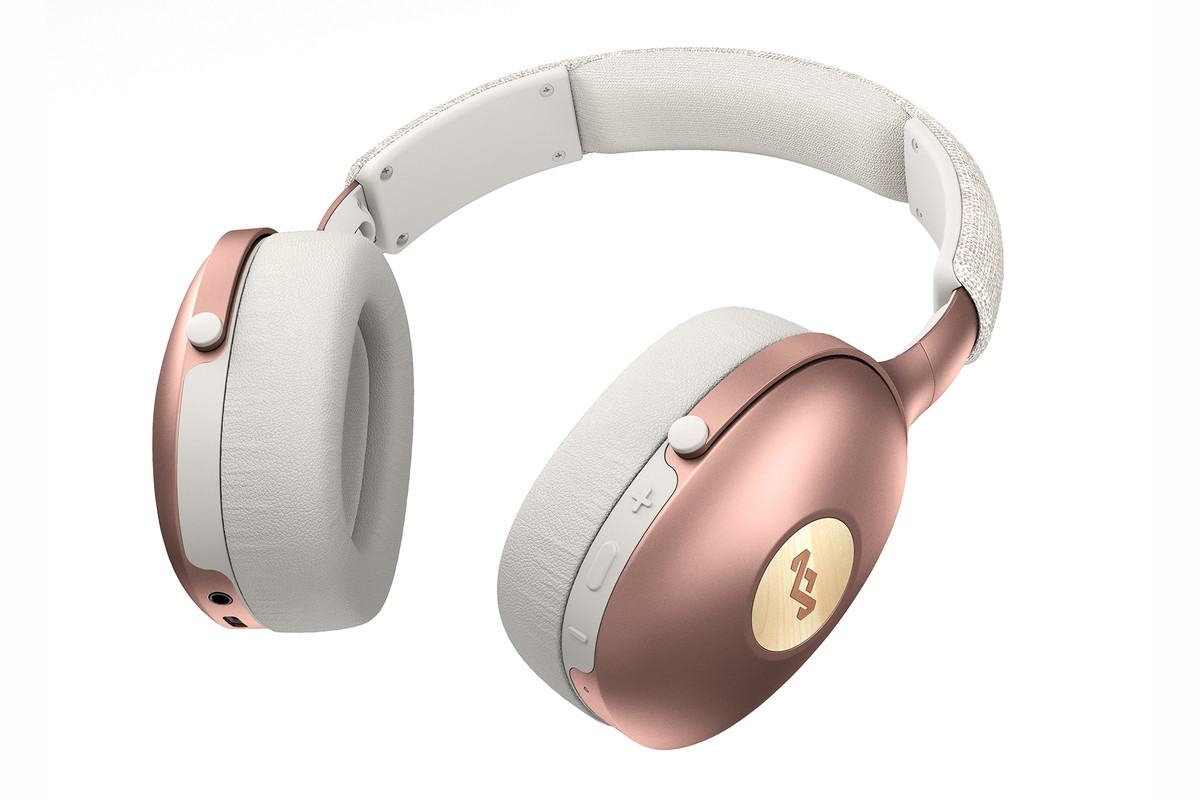 Buy Marley Positive Vibration XL OverEar Wireless Headphones Rose Gold online at MarineDeals