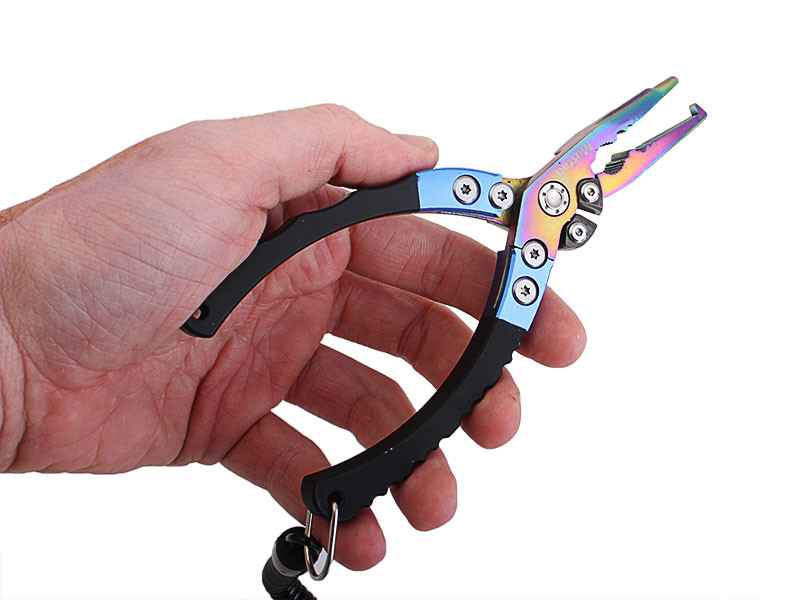 Buy Mustad Hybrid Pliers with Rubber Holster 16.5cm online at Marine