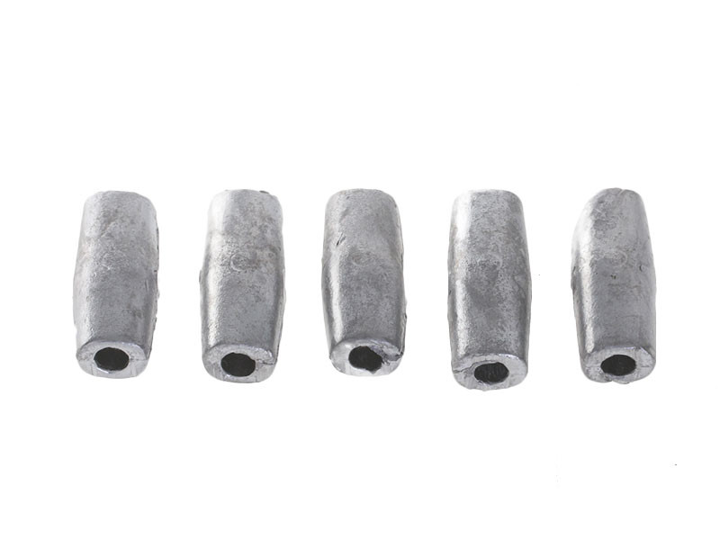 Buy Fishing Net Lead Weights 2oz 6.5mm Bore Qty 5 online at Marine