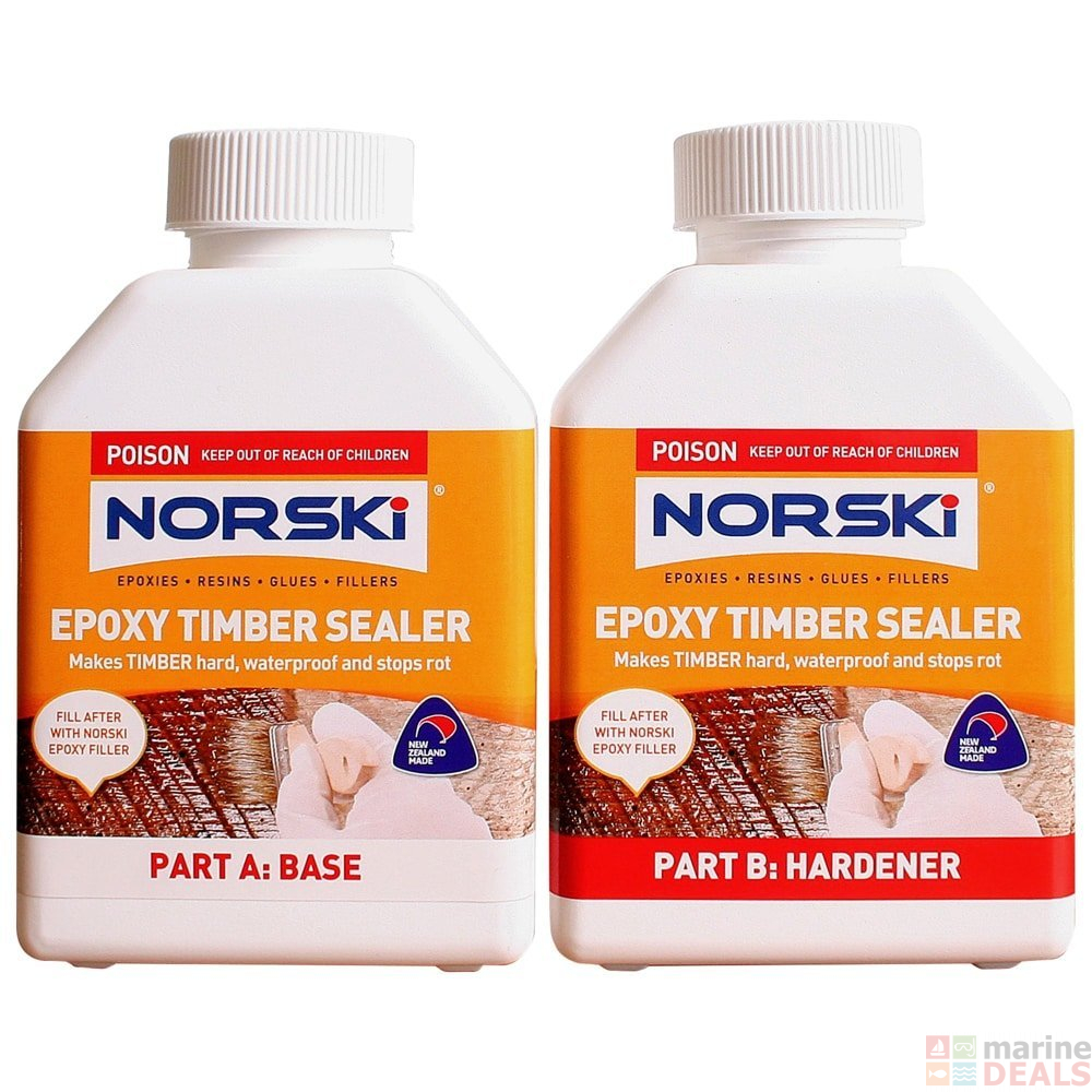 Buy Norski Epoxy Timber Sealer 500ml online at MarineDeals.co.nz