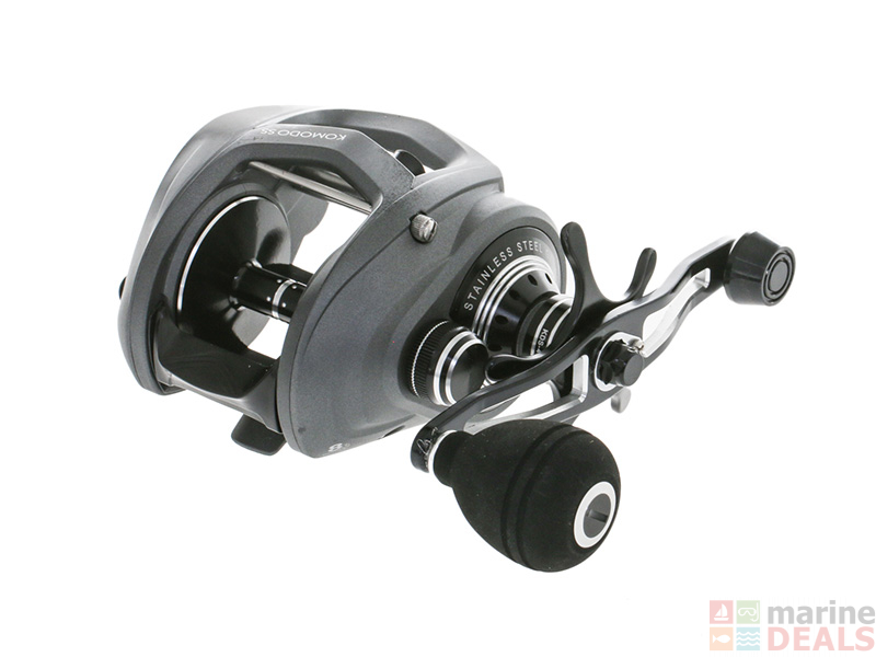 Buy Okuma Komodo SS 364 Low Profile Baitcaster Reel with Power Handle online at MarineDeals.co.nz