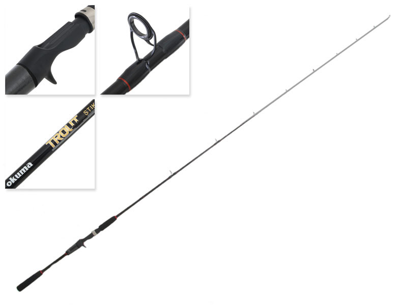 Buy Okuma Trout Stik Jigging Rod with Light Trigger Grip 6ft 6in 36kg