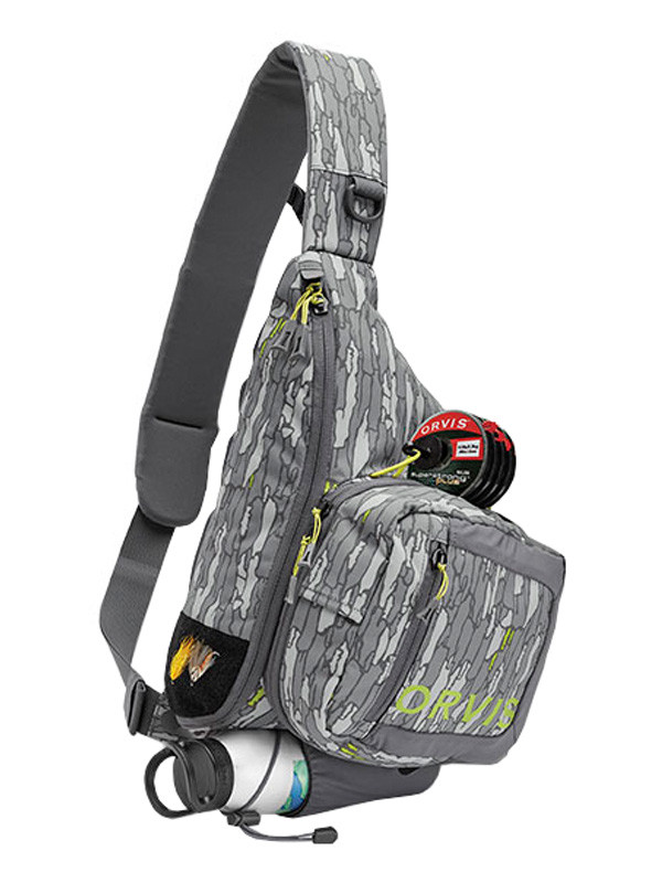 Buy Orvis Safe Passage Fly Fishing Sling Bag Camo 10L online at Marine