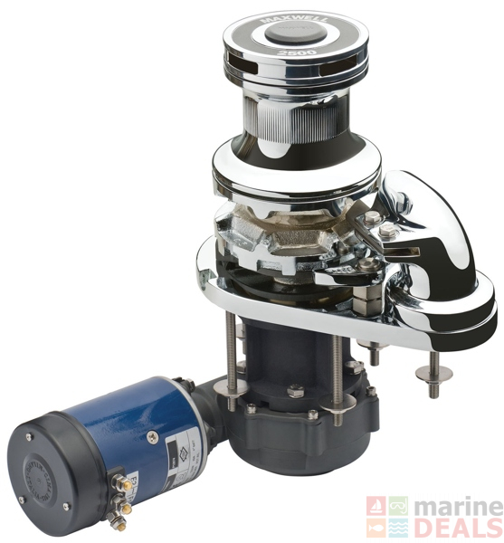 Buy Maxwell VWC1000 Vertical Windlass with Capstan 12V 1000W online at MarineDeals.co.nz