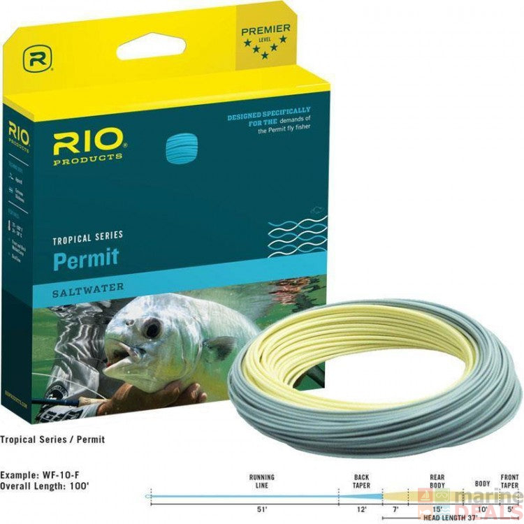 Airflo Ridge 2.0 Power Taper WF9F Cyan