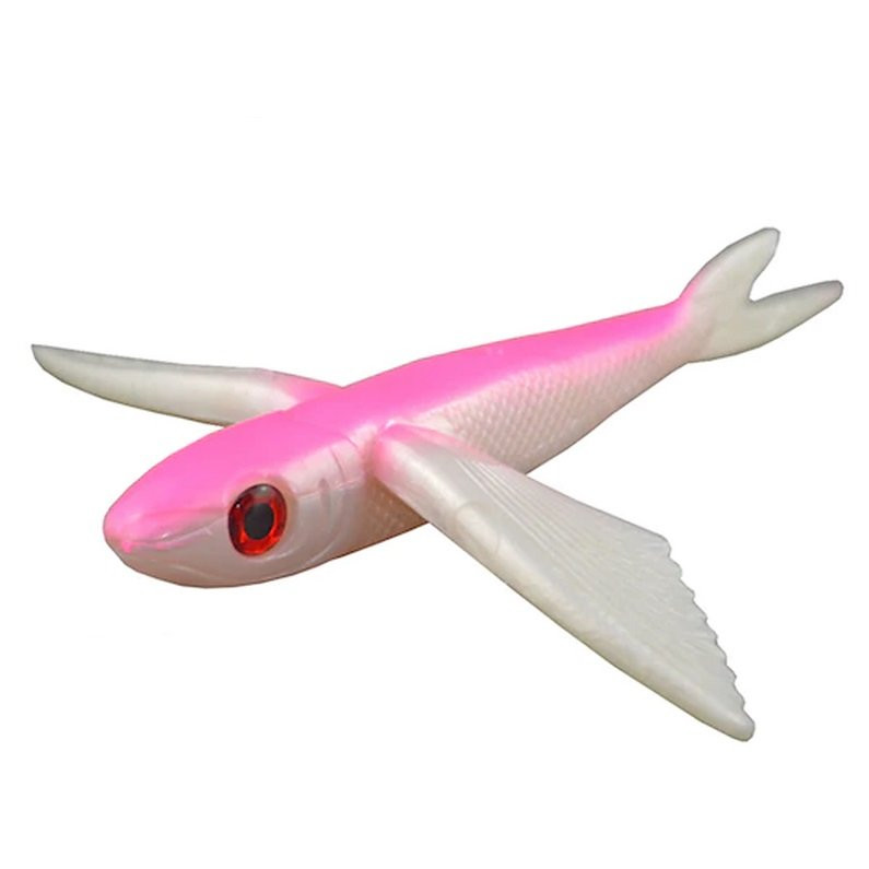Buy Viper Tackle Flying Fish Teaser Pink/White Single online at Marine