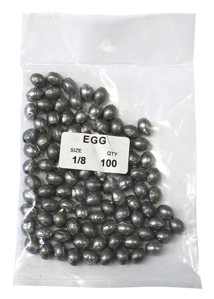 Buy Egg Sinkers Bulk Pack online at MarineDeals.co.nz