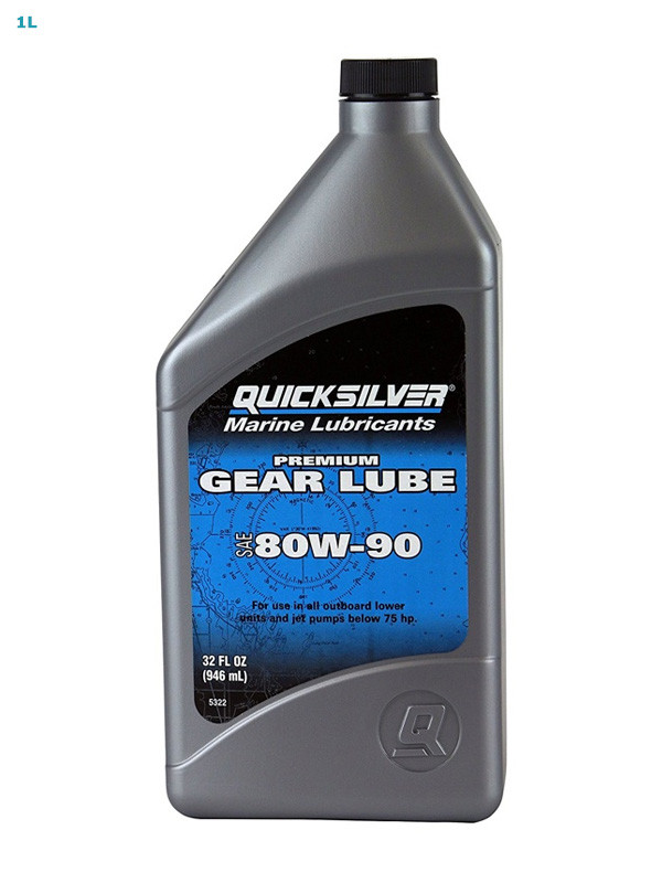 Buy Quicksilver 80W90 Premium Gear Lubricant online at MarineDeals.co.nz