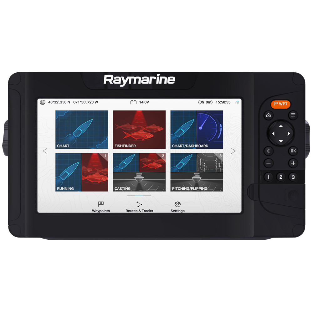 Buy Raymarine Element 9HV CHIRP GPS/Fishfinder with RS150 GPS Sensor