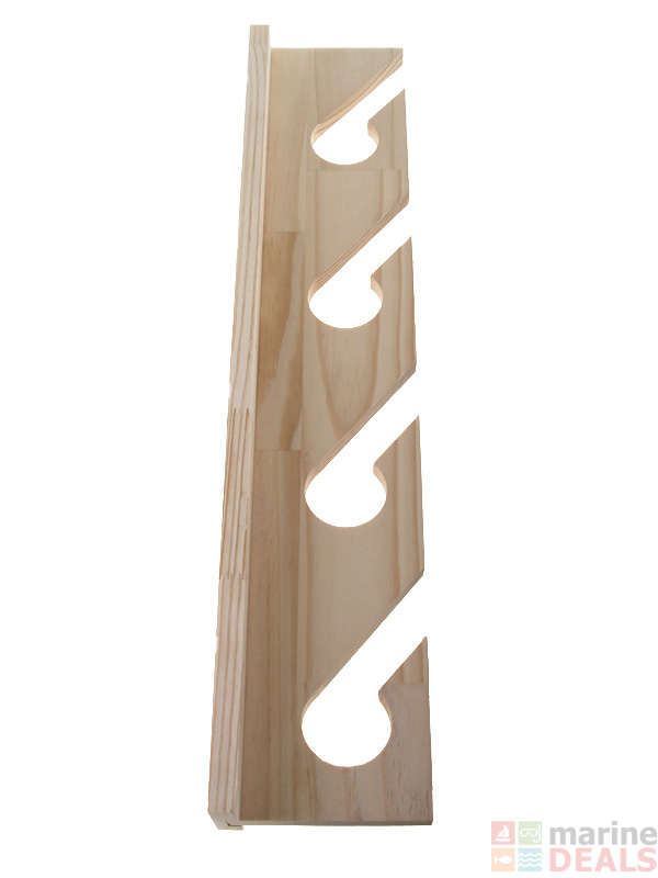 Buy Ceiling Mount Plywood Rod Rack Set Holds 4 Rods online 